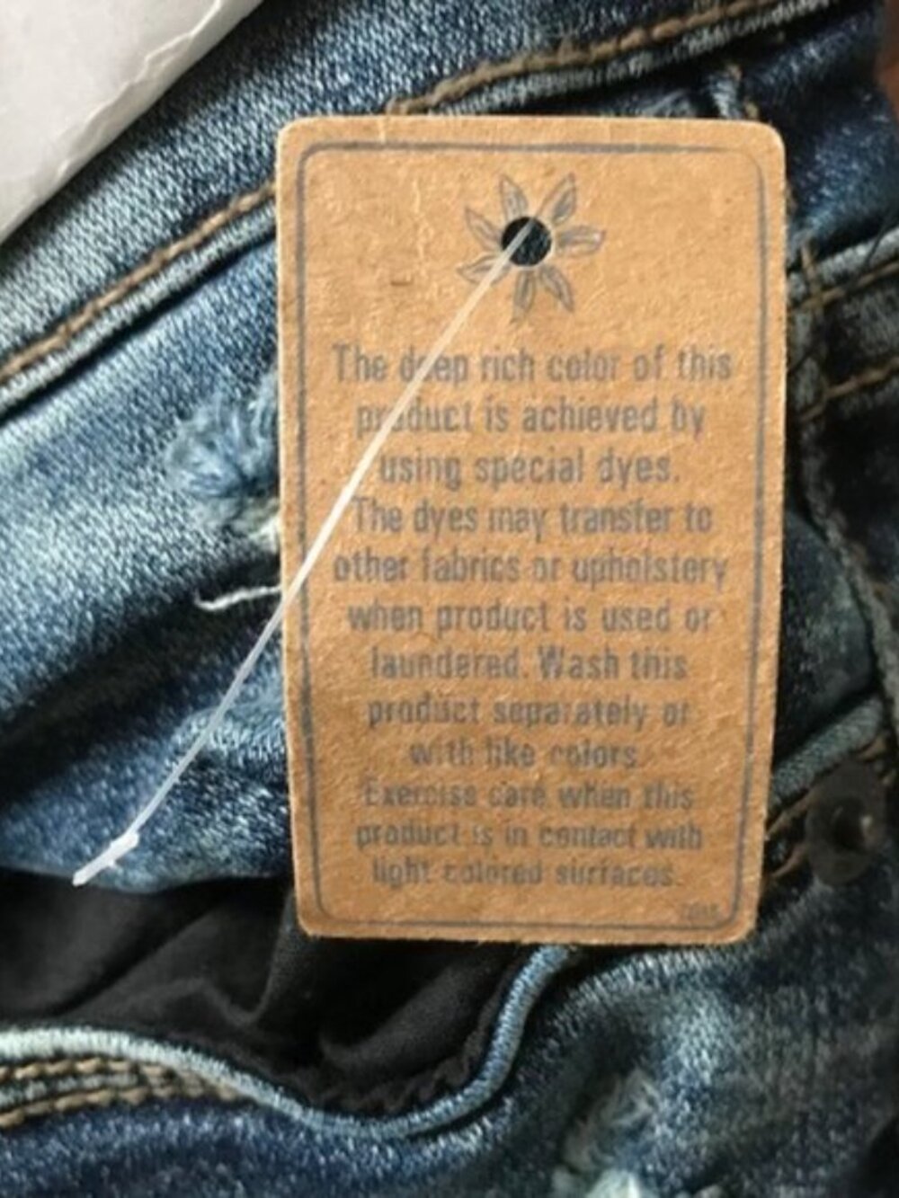 MUDD Juniors Size 7 Skinny Jeans Low Rise Distressed NWT - Picture 6 of 10